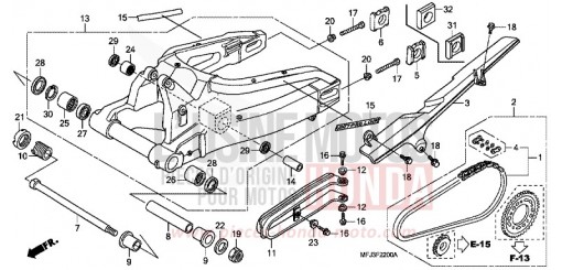 BRAS OSCILLANT CBR600RR8 de 2008